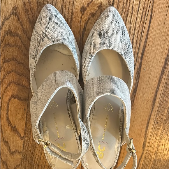 BC Footwear Women’s Snakeskin Patterned Heels